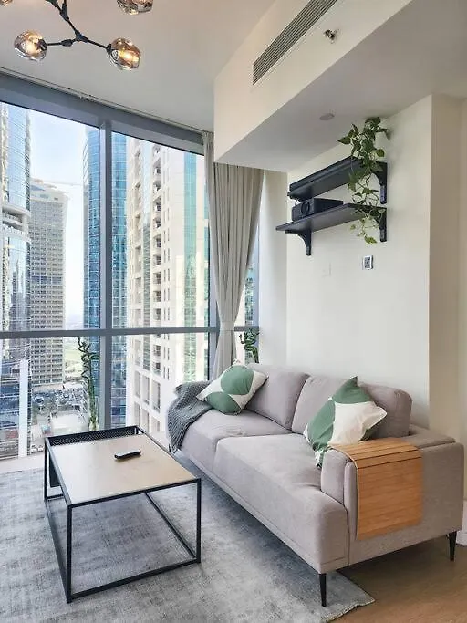 Apartment Next To Metro 1Bed With Panoramic Lake View Dubai